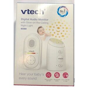 Vtech Digital Audio Monitor w/Glow-On-The-Ceiling Night Light Open Box